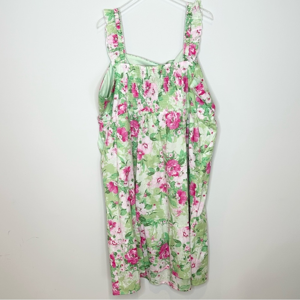 Torrid Mini Poplin Tiered Ruffle Strap Dress Size 5/5X/28 NWT - Picture 7 of 10